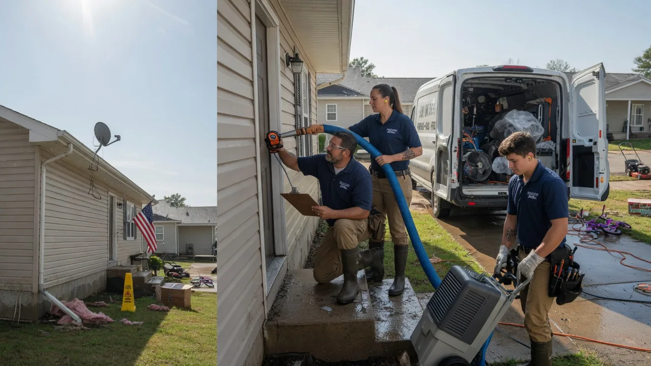 Ceiling Water Damage Restoration in Entriken, PA near me